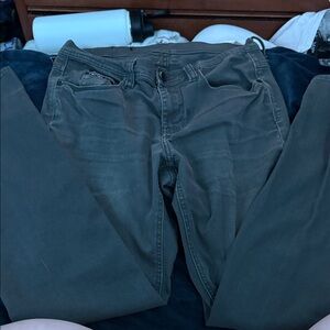 Women's Olive Jeans